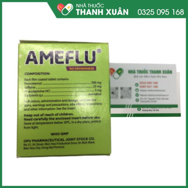 Ameflu điều trị cảm lạnh và cảm cúm